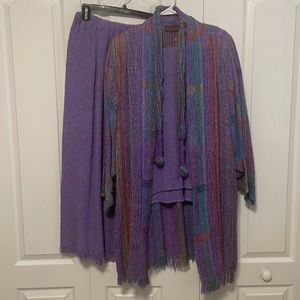 Vintage handwoven 4 piece outfit one of a kind